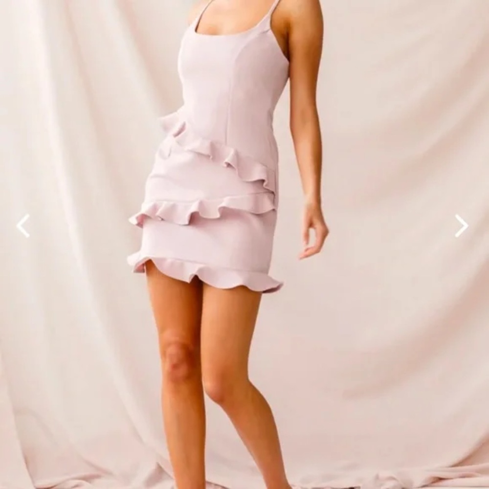 Hello Molly Mini Ruffle Dress